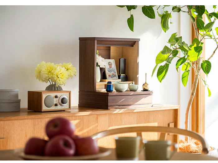 大野屋のシンプル仏壇ブラーブイメージ