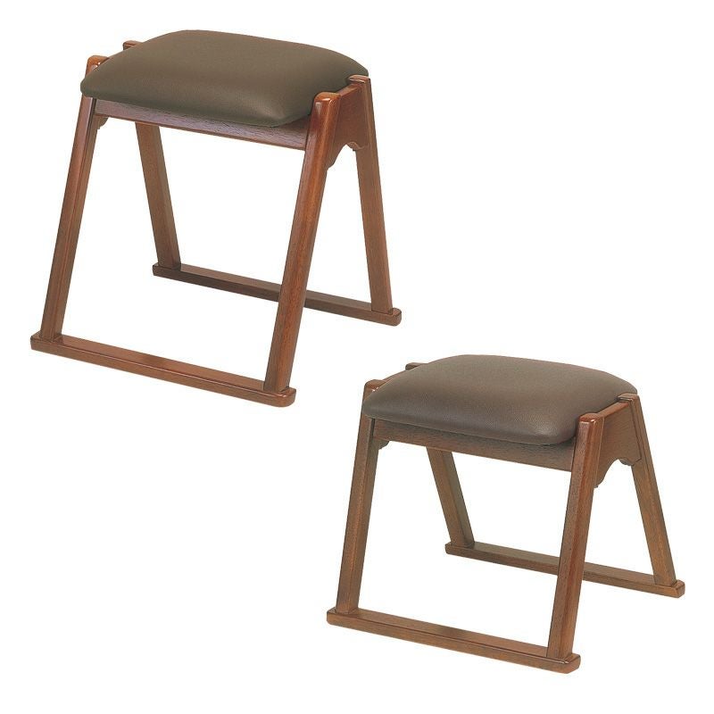 寺院用品】本堂用椅子 木製 大・小、2つのサイズから選べますー仏壇