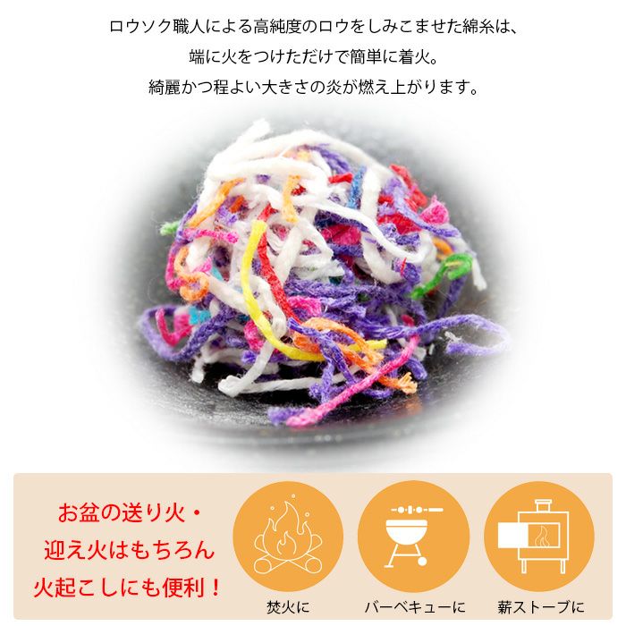 らくらくチャッカー ミニ 20g 迎え火・送り火セットの補充用着火剤 火